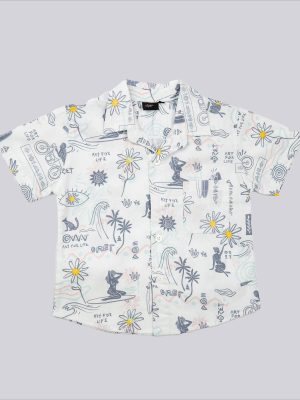 BOYS ETNICTROPIS SHIRT WH